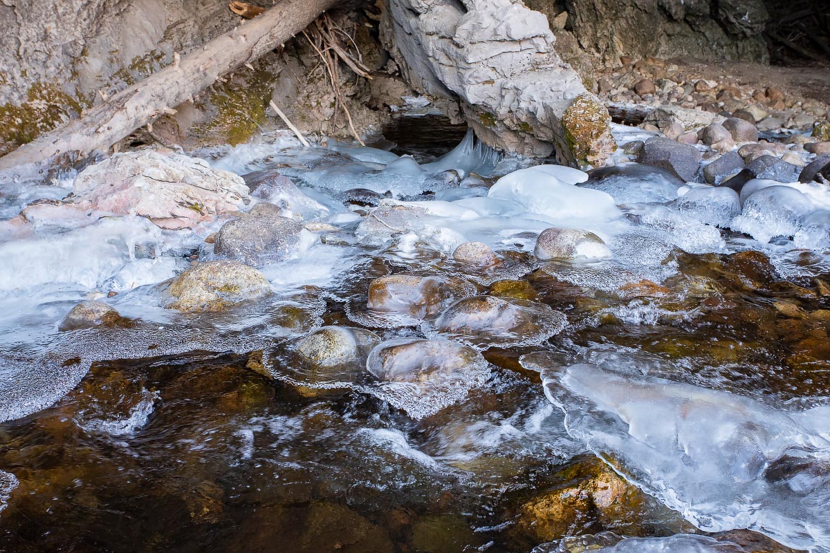 Sinks Canyon winter